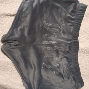 Juicy Couture Gray Velour Shorts